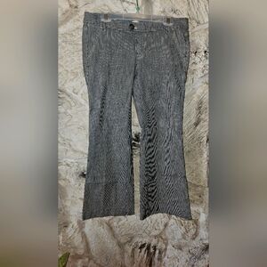 Gap Limited Edition Flare Pants Jeans Sz 8R Blue White Hickory Striped.